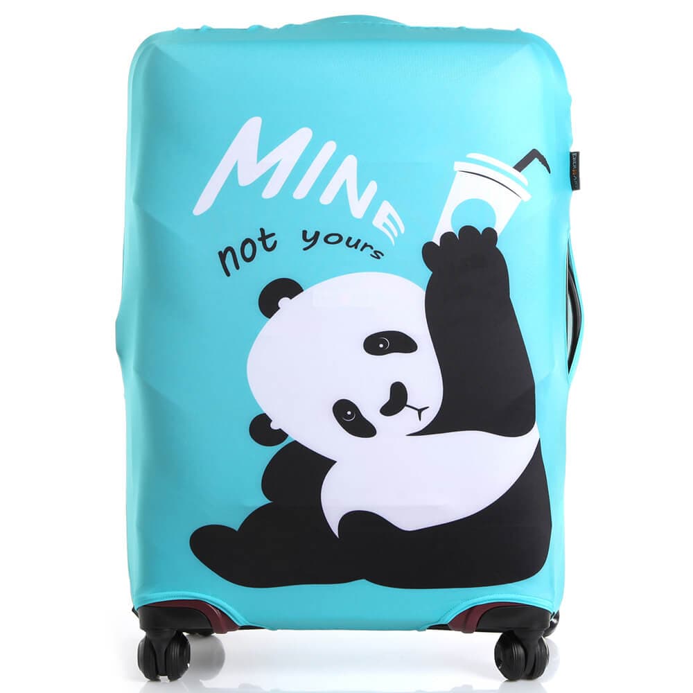 Чехол на средний чемодан Eberhart EBH549-M Teal Panda Suitcase Cover M