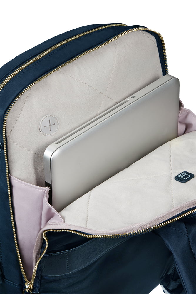 Женский рюкзак для ноутбука Samsonite KH0*005 Karissa Biz 2.0 Backpack 15.6″ USB KH0-11005 11 Midnight Blue - фото №4
