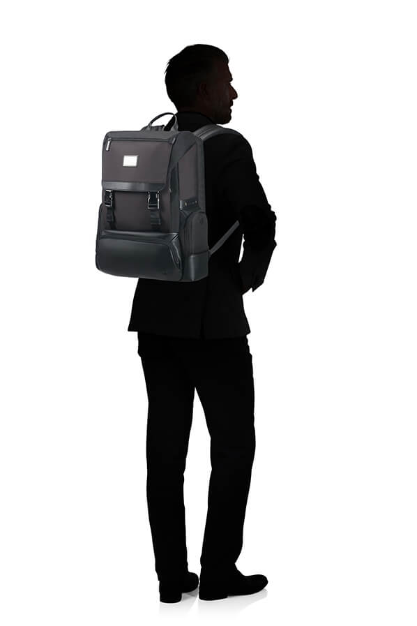 Рюкзак для ноутбука Samsonite CS7*005 Waymore Laptop Backpack 15.6″ Flap CS7-09005 09 Black - фото №4