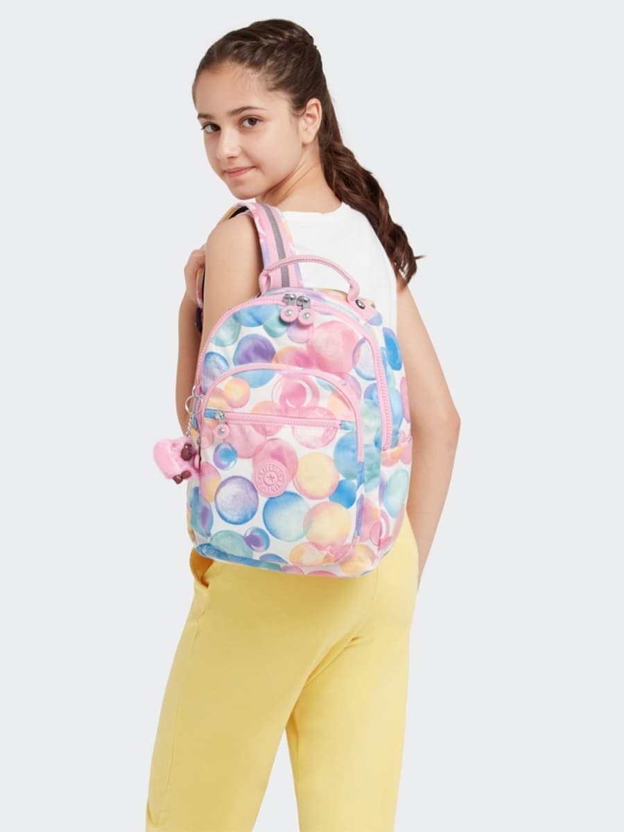 Женский рюкзак Kipling KI5357T29 Seoul S Backpack 10″ Bubbly Rose