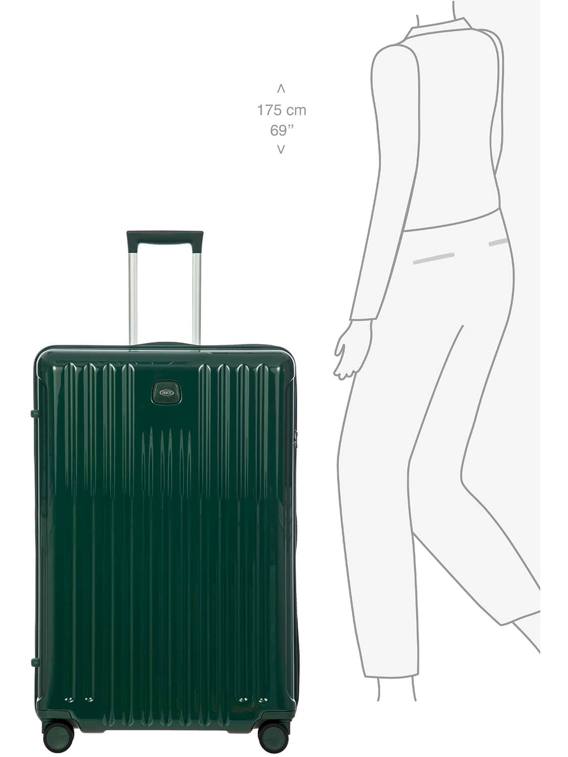 Чемодан с чехлом Bric's BNK08033 Positano 32″ Spinner XL 82 см Expandable 