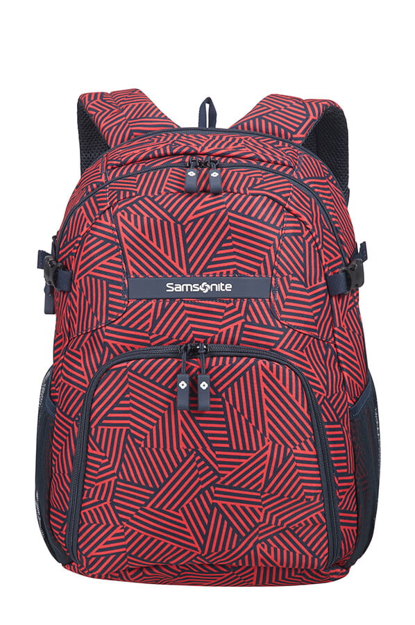 Рюкзак для ноутбука Samsonite 10N*002 Rewind Laptop Backpack M 15.6″ 10N-20002 20 Capri Red Stripes - фото №5