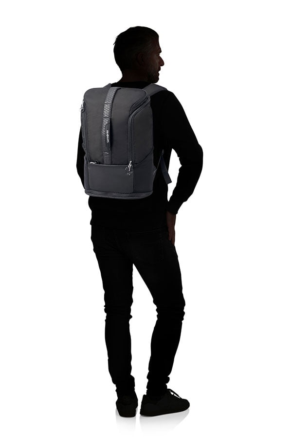 Рюкзак для ноутбука Samsonite CO5*002 Hexa-Packs Laptop Backpack M 14″ Exp Sport CO5-09002 09 Black - фото №4