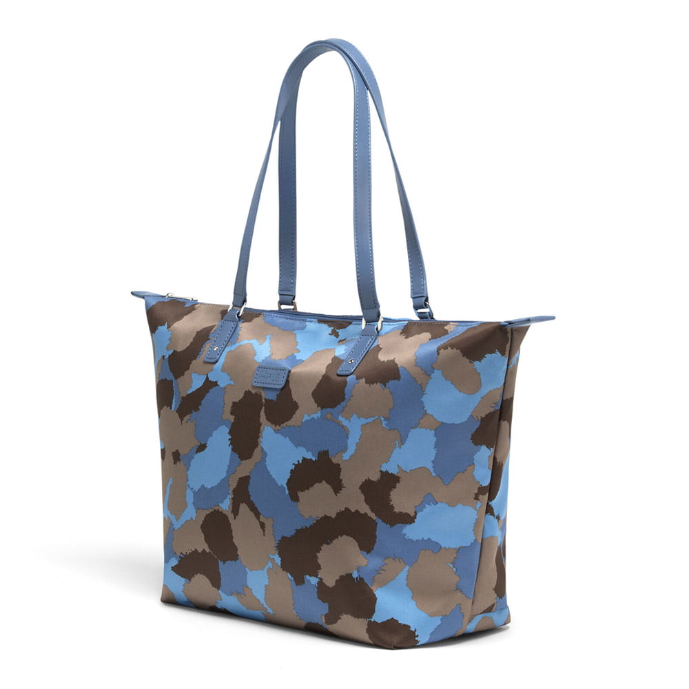 Женская сумка Lipault P84*004 Frozen Land Tote Bag M P84-B5004 B5 Camo/Ice Blue/Taupe - фото №3