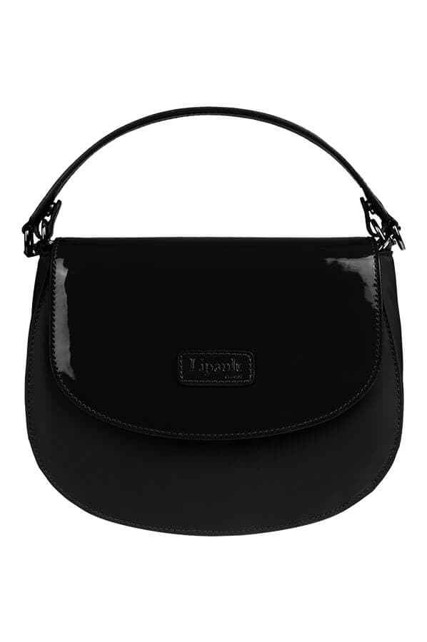 Женская сумка Lipault P57*017 Plume Vinyl Saddle Bag Bimat P57-01017 01 Black - фото №1