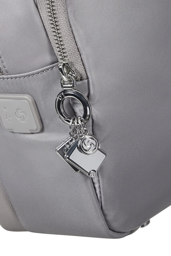 Женский рюкзак для ноутбука Samsonite KH0*005 Karissa Biz 2.0 Backpack 15.6″ USB KH0-08005 08 Lilac Grey - фото №12