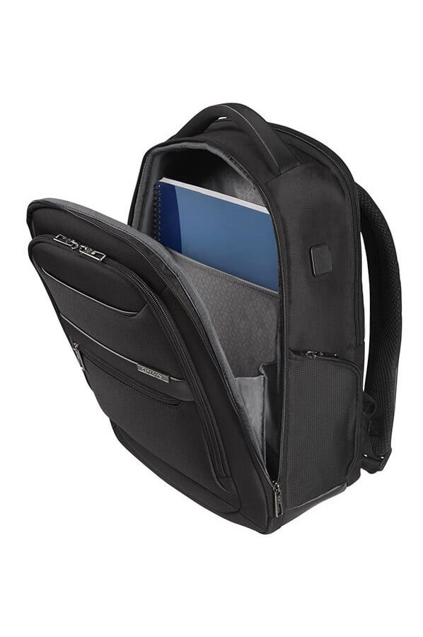 Рюкзак для ноутбука Samsonite CS3*008 Vectura Evo Laptop Backpack 14.1″ USB CS3-09008 09 Black - фото №2