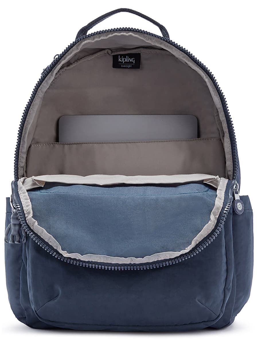 Рюкзак для ноутбука Kipling KI521096V Seoul Large Backpack 15″ Blue Bleu 2