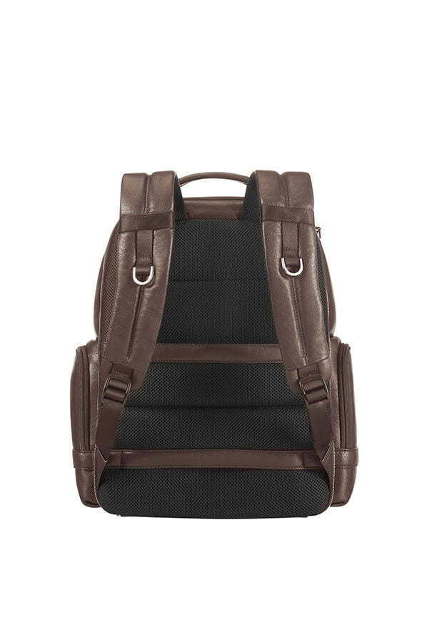 Кожаный рюкзак для ноутбука Samsonite CG2*002 Sunstone Laptop Backpack 15.6″ CG2-03002 03 Brown - фото №6
