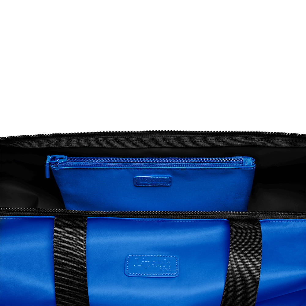 Женская сумка Lipault P50*007 Pliable Foldable Shopping Bag P50-19007 19 Black/Electric Blue - фото №2
