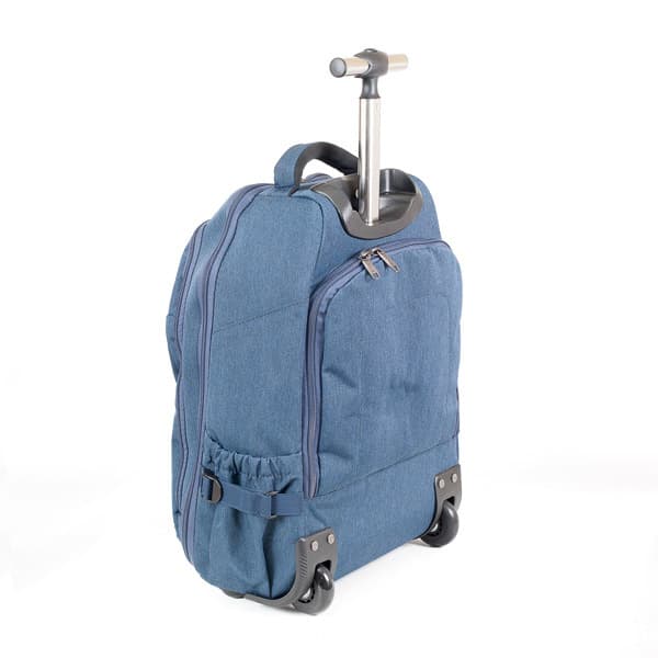 Рюкзак на колёсах 4 Roads OS1221 19″ Rolling Laptop Backpack 16″ (меланж) OS1221 (19") меланж  C-487 Синий - фото №4