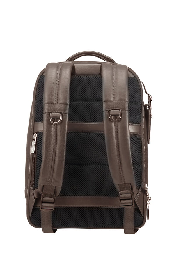 Кожаный рюкзак для ноутбука Samsonite CG2*003 Sunstone Laptop Backpack 14.1″ CG2-03003 03 Brown - фото №6