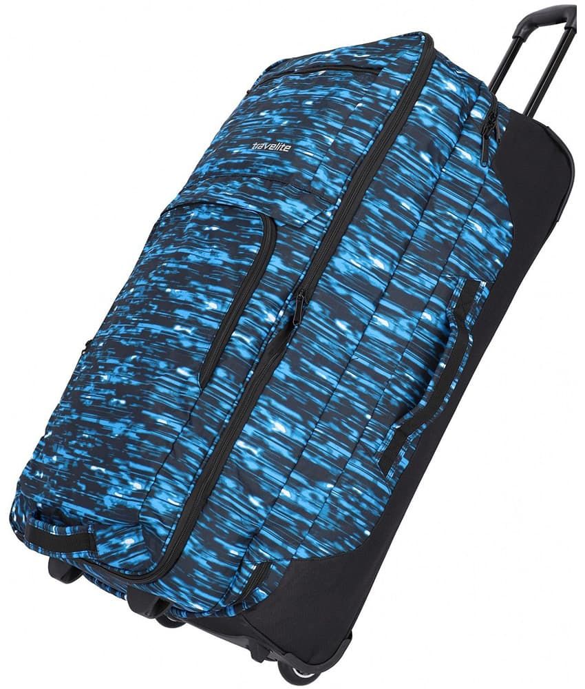 Дорожная сумка на колёсах Travelite 96338 Basics Wheeled Duffle 78 см Exp 96338-20 20 Black/Blue - фото №7