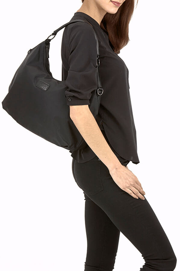 Женская сумка Lipault P51*015 Lady Plume Hobo Bag M P51-01015 01 Black - фото №6