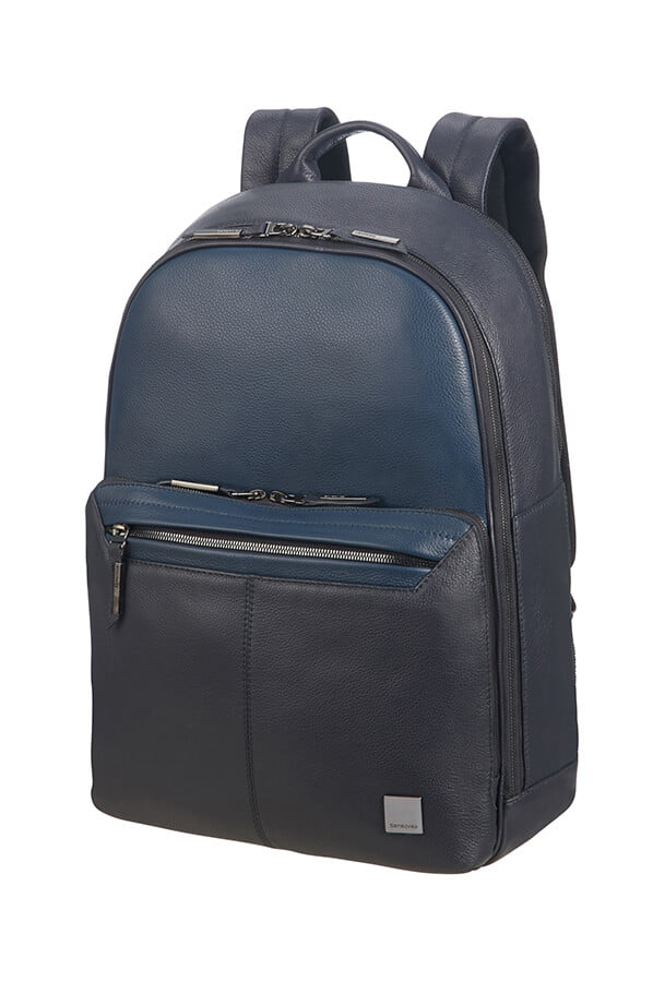 Кожаный рюкзак для ноутбука Samsonite CN5*003 Senzil Laptop Backpack 15.6″ CN5-01003 01 Blue - фото №1
