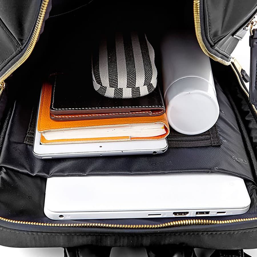 Женский рюкзак для ноутбука Samsonite GS8*001 Red Serol Laptop Backpack 13″ GS8-09001 09 Black - фото №2