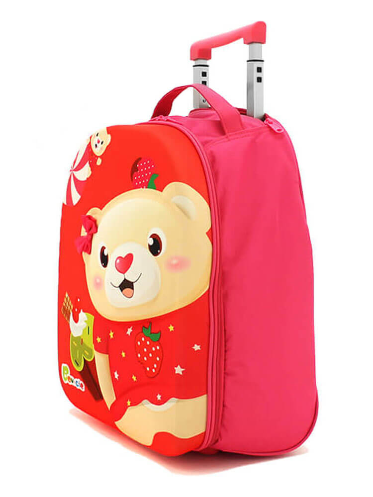 Детский чемодан Bouncie LGE-15BR-R01 Eva Upright 40 см Pink Bear