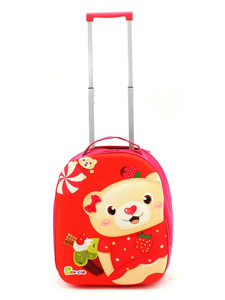 Детский чемодан Bouncie LGE-15BR-R01 Eva Upright 40 см Pink Bear