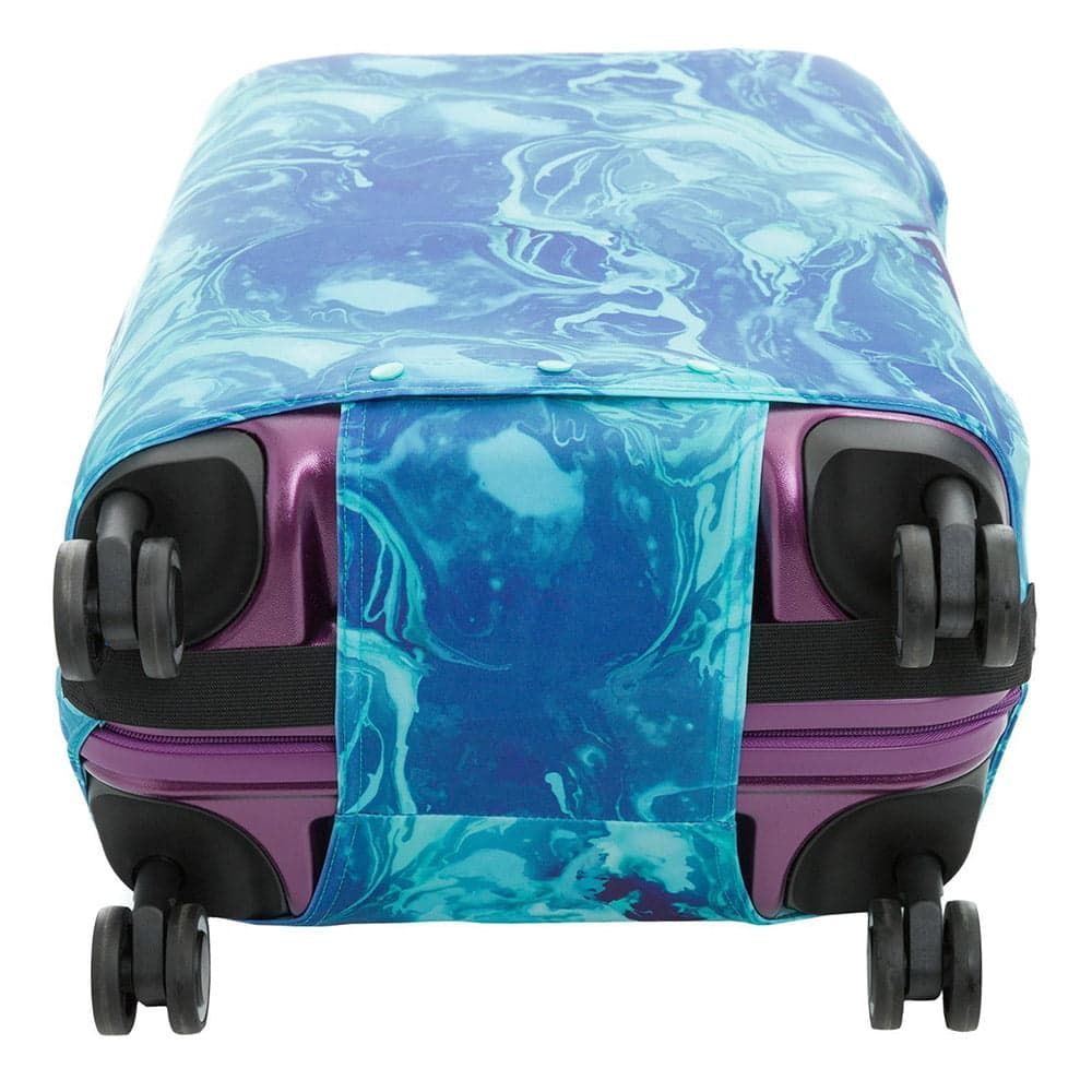 Чехол на маленький чемодан Eberhart EBH687-S Turquoise Marble Suitcase Cover S
