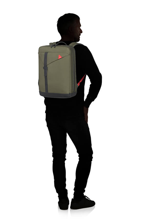 Рюкзак для ноутбука Samsonite CX1*002 Red Willace Backpack 15.6″ CX1-24002 24 Forest Green - фото №4