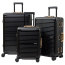 Алюминиевый чемодан на защелках Robinzon RA901-A Wellington Spinner L 76 см RA901-A-41 41 Retro Black - фото №11