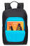 Рюкзак для ноутбука Rivacase 7523 Alpendorf ECO Laptop Backpack 13.3-14″ 7523 Чёрный - фото №3