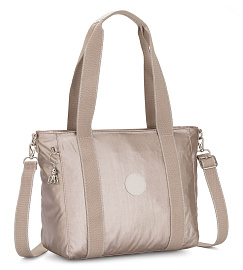Женская сумка Kipling KI623248I Asseni S Small Tote Metallic Glow