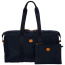 Складная дорожная сумка и кросс-боди 2 в 1 Bric's BXG40202 X-Collection X-Bag 22″ Folding Duffle BXG40202.050 050 Ocean Bluе - фото №5