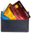 Кожаная кредитница Tony Perotti 789745 Bruciato Card Holder 789745/18 Синий - фото №4