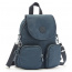 Женская сумка-рюкзак Kipling K1288796V Firefly Up Small Backpack Blue Bleu 2 K1288796V 96V Blue Bleu 2 - фото №1