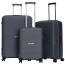 Чемодан на колёсах Robinzon RP121-2 Santorini Contrast Spinner L 77 см RP121-2-85 85 Dark Amethyst - фото №11