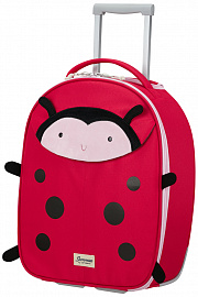 Детский чемодан Samsonite KD7*019 Happy Sammies Eco Upright 45 см Ladybug Lally