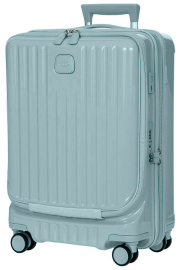 Чемодан с чехлом Bric's BNK08028 Positano 21″ Carry-on Spinner with Pocket  55 см 16″ USB Expandable