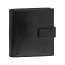 Компактный кожаный мужской кошелек Cangurione 1219 1219 Black - фото №1