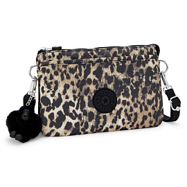 Женская сумка-клатч Kipling KI77806JP Riri Small Crossbody Bag Wild Leopard