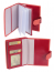 Обложка с бабочками для паспорта и автодокументов Wanlima 0940053А2 из натуральной кожи 0940053А2 Красный - фото №2