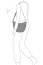 Женская сумка Bric's BXG45052 X-Collection X-Bag Halfmoon Bag Small BXG45052.517 Grey - фото №3