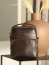 Мужская маленькая сумка 21944 из натуральной кожи 21944 Коричневый - фото №4