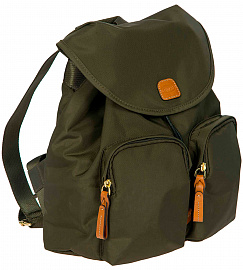 Маленький рюкзак с клапаном Bric's BXL43754 X-Collection X-Bag Small City Backpack