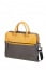 Кожаная сумка для ноутбука Samsonite CN5*001 Senzil Slim Bailhandle 14.1″ CN5-16001 16 Grey/Yellow - фото №1