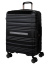 Чемодан с портпледом и амортизаторами Eberhart 01B*424 Bounce Spinner M 68 см Expandable 01B-009-424 009 Black - фото №1