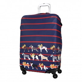 Чехол на средний чемодан Eberhart EBHZJM02-M Dogs in 3 Rows Suitcase Cover M 