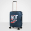 Чехол на средний чемодан Eberhart EBH971-M Not Yours Suitcase Cover M EBH971-M Black - фото №2