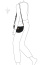 Сумка-кроссбоди Bric's BXG45781 X-Collection X-Bag Mini Halfmoon Bag