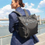 Женская сумка-рюкзак Hedgren HROY05 Royal Kate Sustainably Made Convertible Backpack HROY05/003-01 003 Black - фото №3