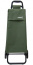 Хозяйственная сумка-тележка Garmol 10BS Poli.Liso на шасси Basic 10BS C-4 C-4 Темно-зеленый - фото №2