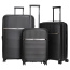 Чемодан на колёсах Robinzon RP2151-S Madeira Space Spinner L 76 см Exp RP2151-S-01 01 Black - фото №10