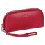 Женская косметичка-клатч Ego Favorite 306-0104 из натуральной кожи 306-0104 Рубиновый - фото №1