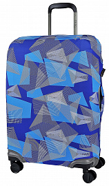 Чехол на большой чемодан Eberhart EBH481-L Blue, Purple, Pink Shapes Suitcase Cover L/XL