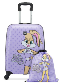 Детский набор чемодан и мешок Roncato 441000 Looney Tunes Kids Junior Trolley 50 см